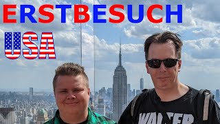 Das erste mal USA  New York und Six Flags Great Adventure  VLOG  4k [upl. by Elyrad]