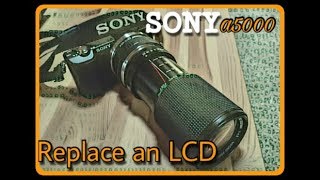 How to replace an LCD screen in a Sony a5000 [upl. by Rhodie]