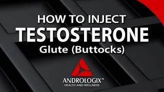 How to Inject Testosterone – Glute Buttocks Injection  Andrologixcom [upl. by Alyehc]