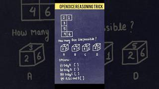 Open dice reasoning tricks  Dice reasoning tricks  reasoning tricks shortvideo [upl. by Sonja328]