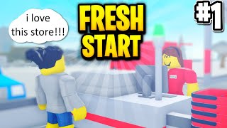 A FRESH START  Road to 1 Mil 1 RETAIL TYCOON 2  ROBLOX [upl. by Carman276]