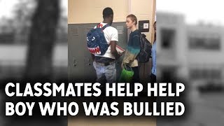 Classmates step in to help boy bullied over his clothes [upl. by Joaquin487]