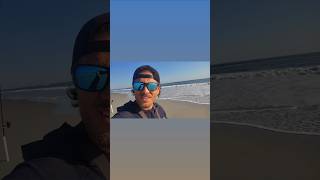 Back on the beach 😎 SurfFishing VilanoBeach Pompano Fishing [upl. by Acnaiv]