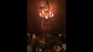 How to lit Pancha Deepam Oil Vilakku at home [upl. by Behlau]