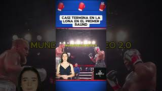 Casi termina en la lona en el primer raund boxeo boxing box [upl. by Limhaj]