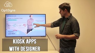 Enhance User Experience with Kiosk Functionality via OptiSigns Designer App [upl. by Sprage]