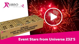 943 Event Stars From Universe Total 232s  Rubro Vuurwerk  OFFICIAL VIDEO [upl. by Artemas238]