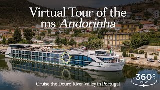 MS Andorinha Riverboat Virtual Tour  Tauck River Cruising [upl. by Eynobe12]