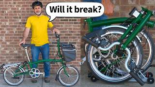 I Brutally Tested a 2000 Brompton Folding Bicycle [upl. by Draper697]