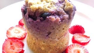 Berrylicious Microwave Minute Muffin in a Mug  FOOD BITES [upl. by Katharine86]