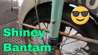 I cleaned the frame of my BSA Bantam and this is how bad it is  BSA Bantam recommision project [upl. by Les]