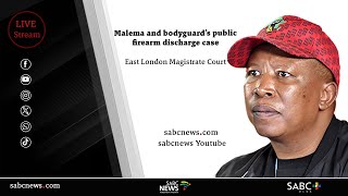 Malema and bodyguard’s public firearm discharge case [upl. by Ayekin207]