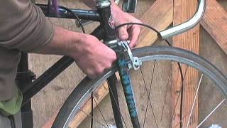 How to Build a Single Speed Bike 5Remove the Brakes [upl. by Petuu218]