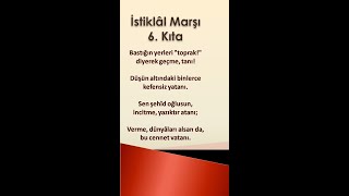 İstiklal Marşı 6 Kıta shorts [upl. by Ahc741]