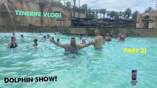 Tenerife vlog Paradise Park Hotel Dolphin show and live shows [upl. by Nuawad]