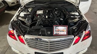 Mercedes benz E class injector coding  injector coding [upl. by Felecia]