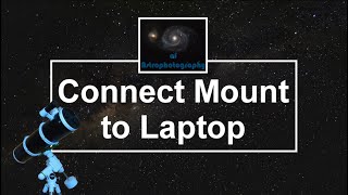 How to connect your telescope to your laptop  Stellarium with EQMOD [upl. by Aielam130]