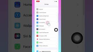 Turn ON  OFF White Dot on Screen  Assistive Touch iPhone iPad Enable  Disable [upl. by Sukul]