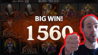 Bloodsuckers maximum bet 50€Spin Big win  Bonus Round [upl. by Llirrehs567]