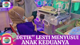 Detik detik Lesti menangis menyusui anak keduanya di ruang NICU [upl. by Romie]