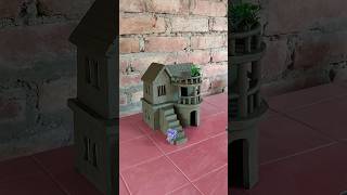 Beautiful mud house making with clay 🏠  clayhouse mudhouse [upl. by Ahtnama]