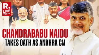 Chandrababu Naidu Takes Oath As Andhra Pradesh CM  SwearingIn Ceremony LIVE  Republic TV [upl. by Mccarty]