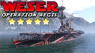 Weser Operation Aegis [upl. by Ecnerwaled]