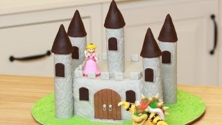 HOW TO MAKE A CASTLE CAKE  NERDY NUMMIES [upl. by Phylys]