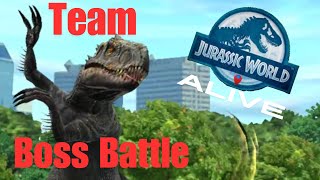 Jurassic World Alive Team Battle  Dreadnoughtus Boss [upl. by Gross]