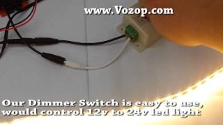 Dimming Control LED Dimmer Switch 12V 24V wall mounted controller [upl. by Tallula718]