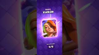 monsterTR destesi için evrim supercellgames clashroyale valkyrie shorts [upl. by Noid]