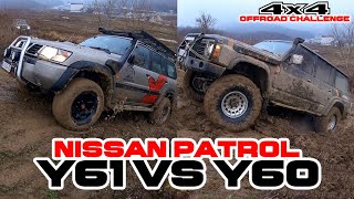 Nissan Patrol Y60 GR vs Y61 OFFROAD Challenge [upl. by Finkelstein]