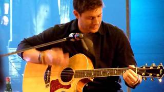 Jensen Ackles Singing quotThe Weightquot at Jus in Bello [upl. by Nerual]