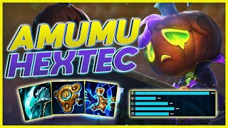 AMUMU MID FULL HEXTEC  A BUILD SECRETA DO AMUMU FOI REVELADA  FAÇA E SE DIVIRTA EVAPORANDO PLAYER [upl. by Issi]