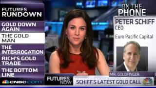 Peter Schiff Were Headed To A Currency Crisis One Way Or Another  CNBC 412013 [upl. by Kaliski983]