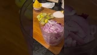 Pickled Onions Onions with vinegar amp lemon juice [upl. by Azilem]