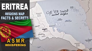 ASMR ERITREA regions map contour  Main Cities Key Facts and Highlights  ASMR maps and facts [upl. by Aitat]