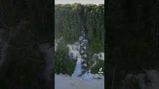 dronevideo drone travel balticsea dji clip nature [upl. by Enniotna]