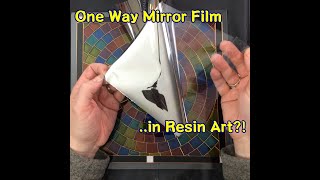 1 Way Mirror  Uses in Resin Art resinart resincrafts infinitymirror 1waymirror [upl. by Annahsed]