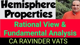 Hemisphere Properties Share  Fundamental View by CA Ravinder Vats [upl. by Eniarral73]