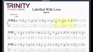 Labelled With Love Trinity Grade 1 Bass [upl. by Natrav]