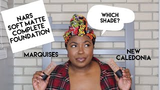 NEW NARS SOFT MATTE COMPLETE FOUNDATION  BATTLE OF THE SHADES  MARQUISES VS NEW CALEDONIA [upl. by Ruthanne]