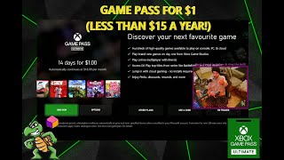 How To Get Xbox Game Pass Ultimate For 1 One Dollar Every Month Or Until Microsoft Takes It Away [upl. by Garnet]