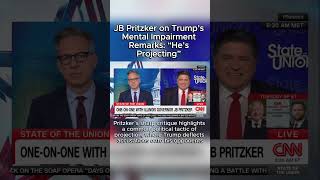 JB Pritzker on Trump’s Mental Impairment Remarks “He’s Projecting” JBPritzker Trump [upl. by Iborian]