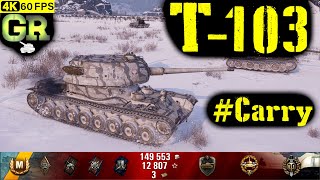 World of Tanks T103 Replay  7 Kills 58K DMGPatch 141 [upl. by Euf]