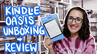 Kindle Oasis Unboxing and Review  Honest Kindle Review and Comparison to Kindle Paperwhite [upl. by Arramas798]