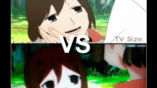 Ayano no Koufuku Riron Comparación Tv Anime vs Bluray [upl. by Anibur]