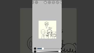 Creditchezavanimation animation ibispaintx bald turkish art stickman dandy [upl. by Anson437]