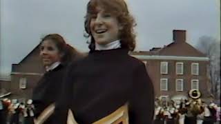 November 1984  DePauw University Marching Band amp Pom Pon Squad Perform [upl. by Polik260]