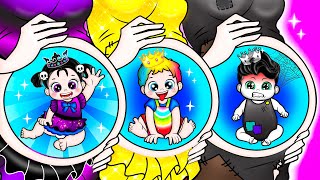 🐾paper dolls🐾 Wednesday choose her mother while in the womb  Rapunzel Family [upl. by Enayd462]